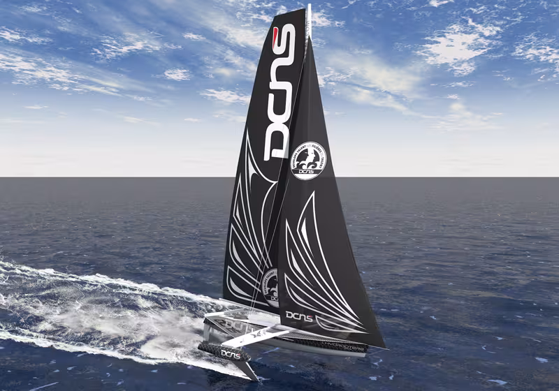 L'Hydroptère remis à l'eau
