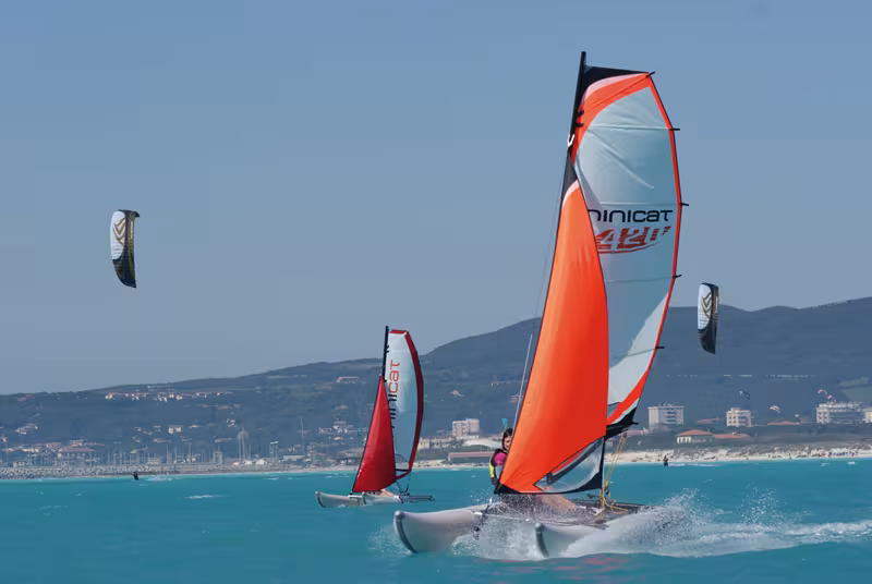 Catamaran transportable