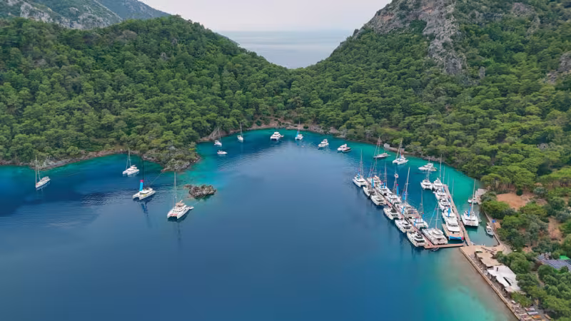 Le restaurant et les installations d’Adaia Göcek ont été le camp de base de notre Escapade Lagoon.