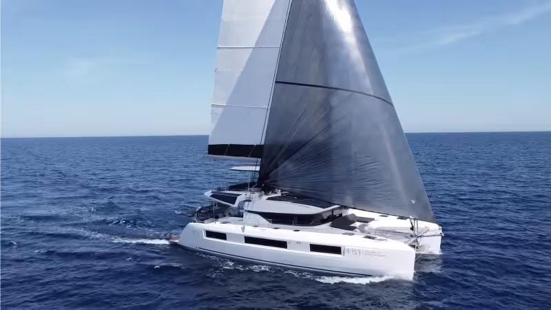 Lagoon 51 catamaran - Teaser essai en mer - Exclusivité Multicoques Mag