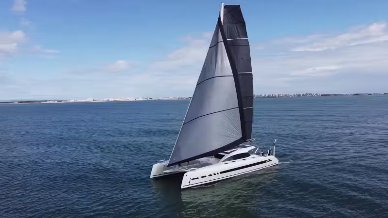 GP70 catamaran - Teaser essai en mer - Multicoques Mag