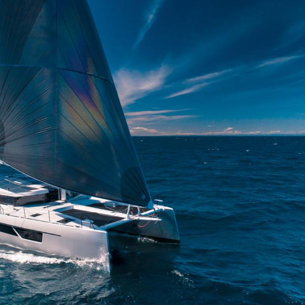 Grâce à sa production d’énergie totalement verte, le New Windelo 54 Yachting a rejoint  La Grande-Motte depuis Canet-en-Roussillon  sans aucune émission carbonée.