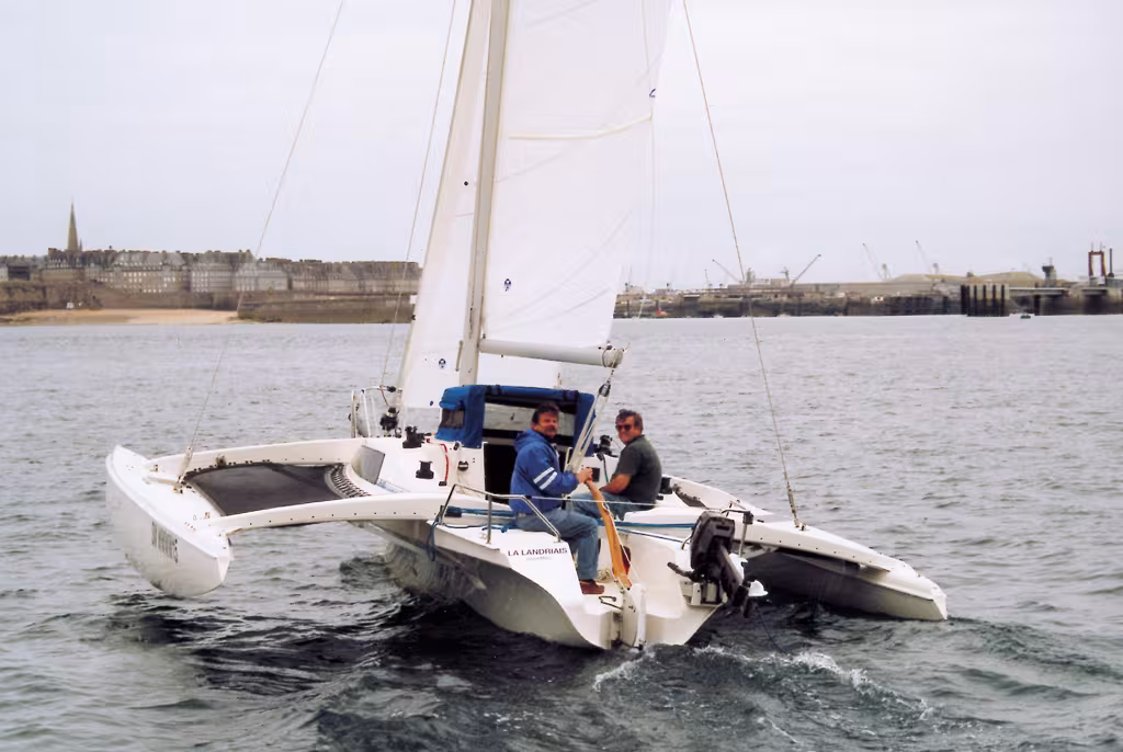 Un petit trimaran 
