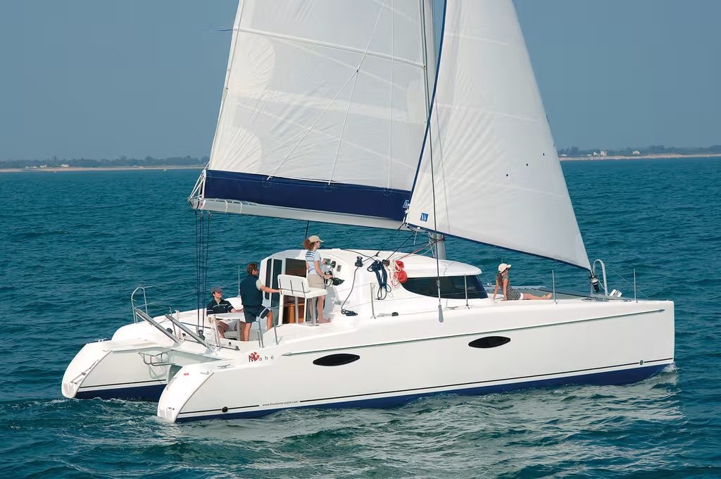 Un catamaran de 11 mètres capables d'avaler des milles à bonne allure…