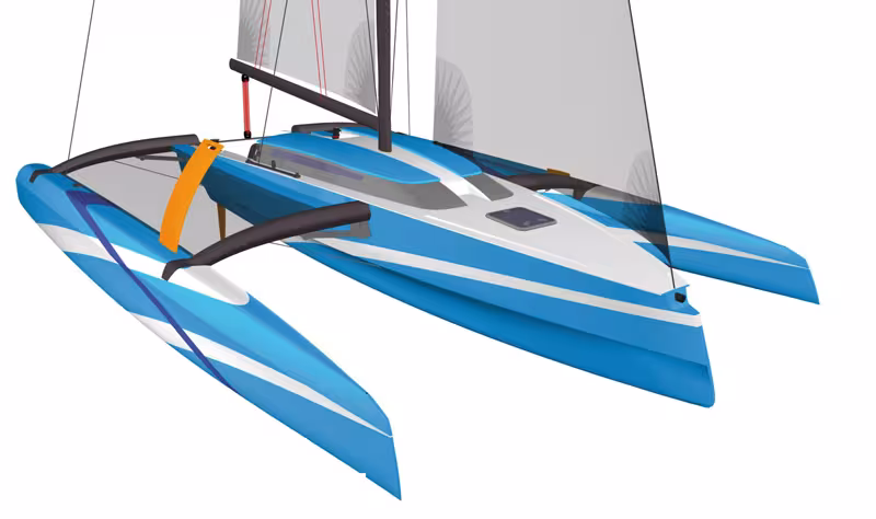 Trimaran Radikal T26, la construction démarre
