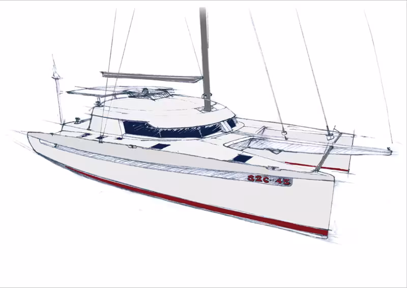 Swiss Catamaran Concept a le vent en poupe