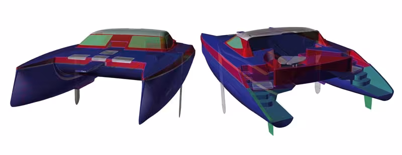 Catamarans Balance 421 et 451 bientôt à l'eau
