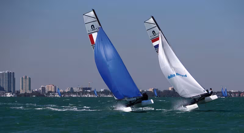 Les Jeux en catamaran