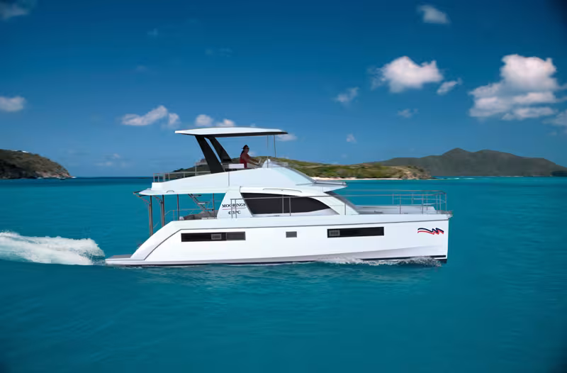 Un nouveau catamaran à moteur chez Moorings