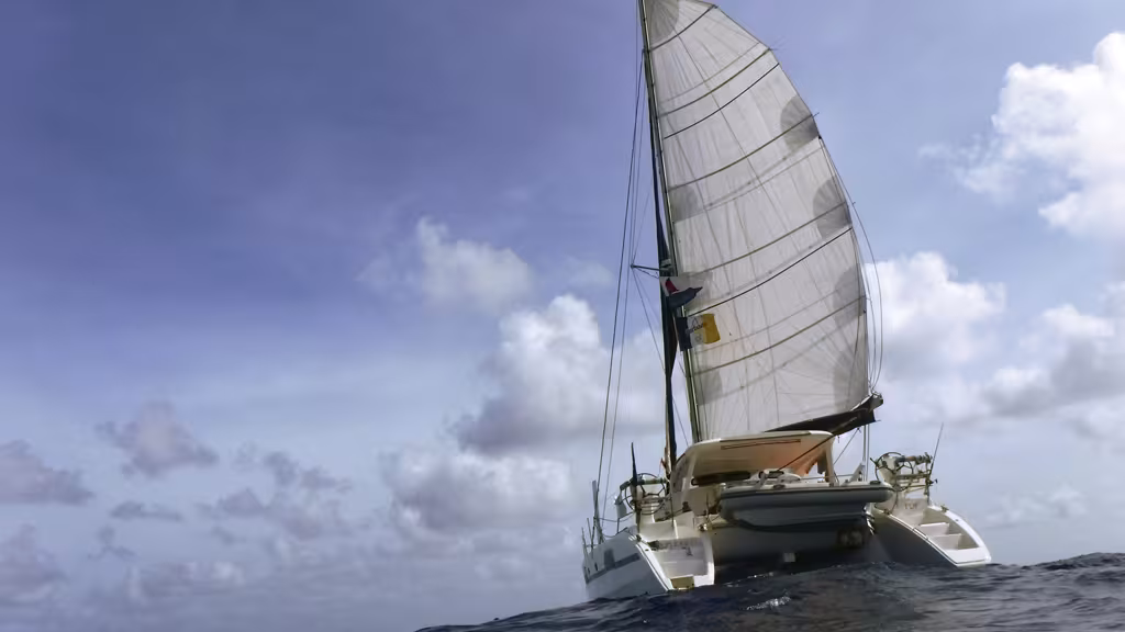 La transat s'est particulièrement bien passée. Aucun souci à bord, si ce n'est un manque de vent un peu frustrant.