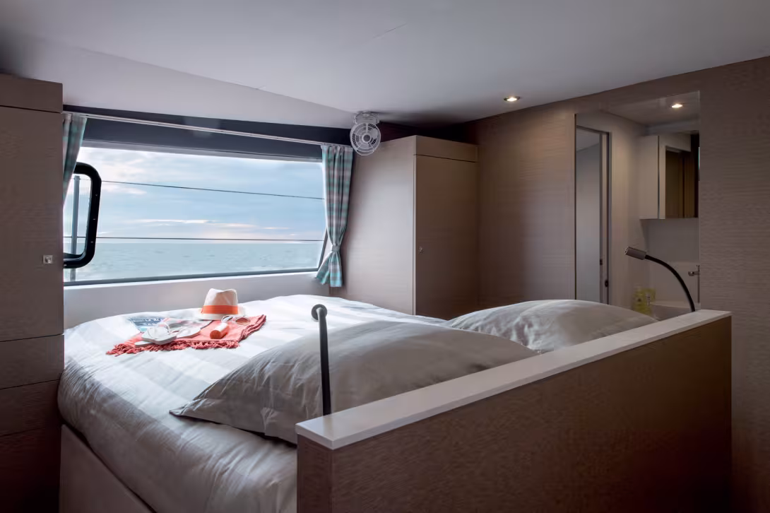 La cabine "padronale" offre une vue exclusive !